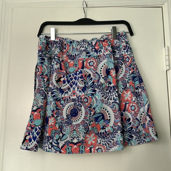 T by Talbots Summer Athletic Breathable Elastic Waist Skort Size Medium Petite - Picture 4 of 8